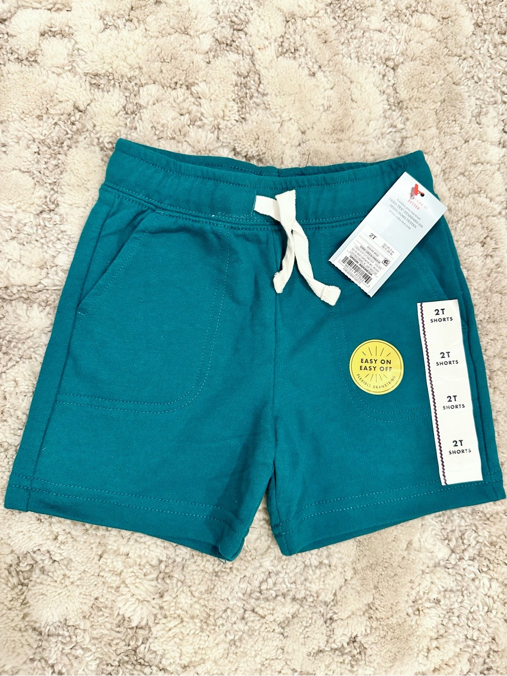 Kids Toddler Boys 2T Pull On Drawstring Shorts